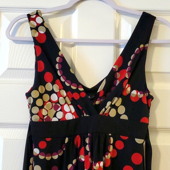 I.N. San Francisco cute multicolor sleeveless polyester dress - Picture 4 of 7
